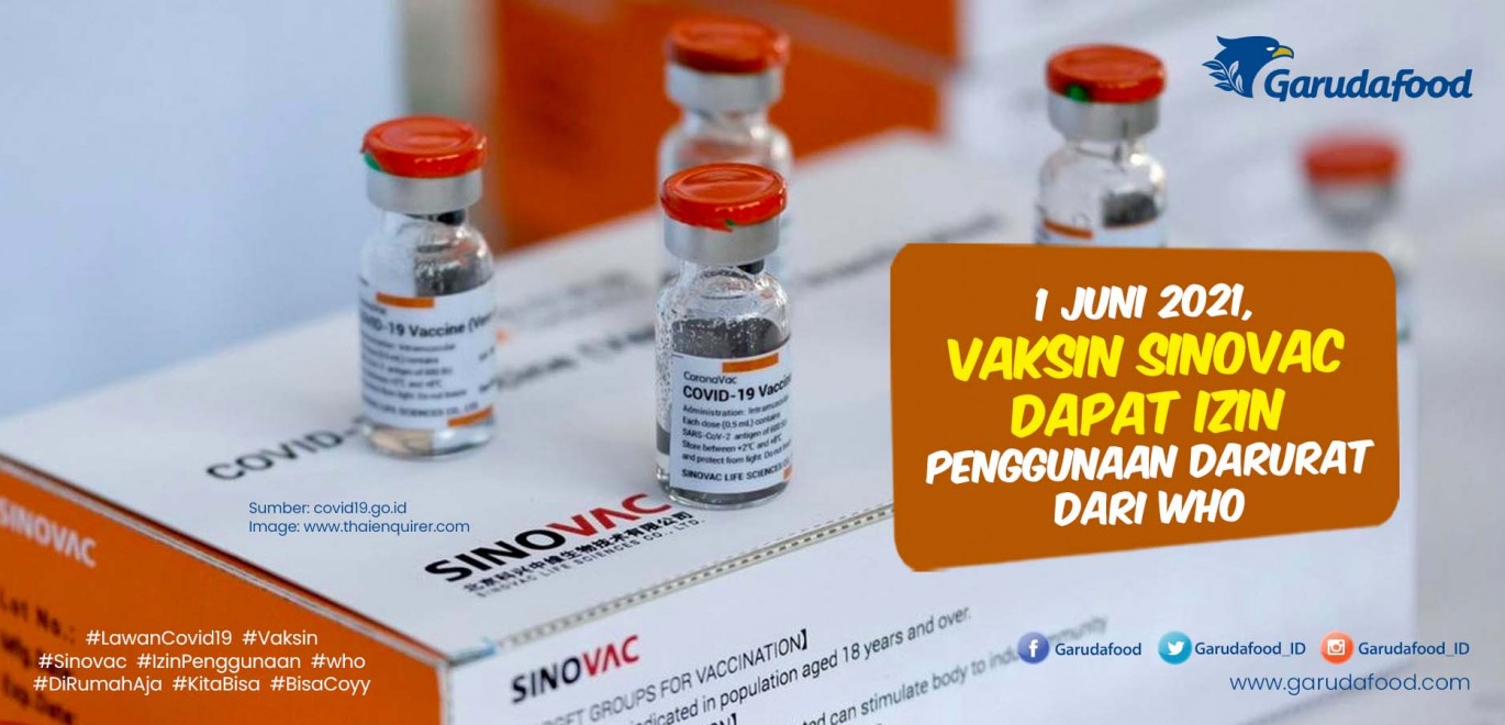 Vaksin Sinovac Dapat Izin Penggunaan Darurat dari WHO